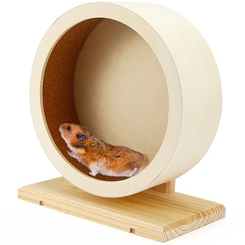 XFLYP Hamsterrad 20cm, Holz Bogie Wheel Laufrad, Trainingsspielzeug Käfig Zubehör für Totoro Mouse zwerghamster Eichhörnchen Chinchillas Rennmäuse Kleintier Haustier XFLYP Hamsterrad 20cm, Holz Bogie Wheel Laufrad, Trainingsspielzeug Käfig Zubehör für Totoro Mouse zwerghamster Eichhörnchen Chinchillas Rennmäuse Kleintier Haustier von XFLYP