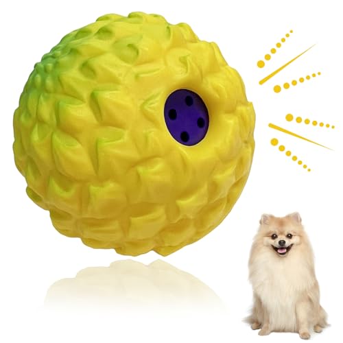 XFRJK Giggle Ball für Hunde, 7 cm, Wackelball, interaktiver Ball, quietschender kleiner Hundespielzeugball, lustiger Kichernton beim Schütteln oder Rollen, selbstspielendes Spielzeug für von XFRJK