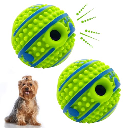 XFRJK Wackelball für Hunde, 7 cm, interaktives kleines Hundespielzeug, stachelige Bälle ziehen die Aufmerksamkeit beim Schütteln oder Rollen auf sich, selbstspielendes Spielzeug für das Training der von XFRJK