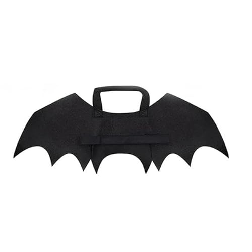 XFSRG Katzen Halloween Kostüm Hund Fledermaus Flügel Kreatives Fledermaus Kostüm für Haustiere Perfekt für Halloween und Partys (L) von XFSRG
