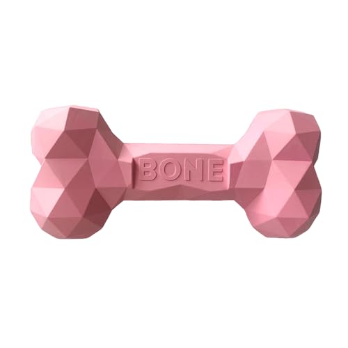 XFSRG Kauspielzeug für Hunde Rosa Kauknochen Hund Welpenspielzeug Robust Hundezubehör für Welpen (Rosa) von XFSRG