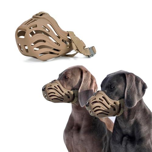 XFSRG Maulkorb Mittlere Hunde Hochwertiges Design Maulkorb Hund Outdoor Schutz (XL) von XFSRG