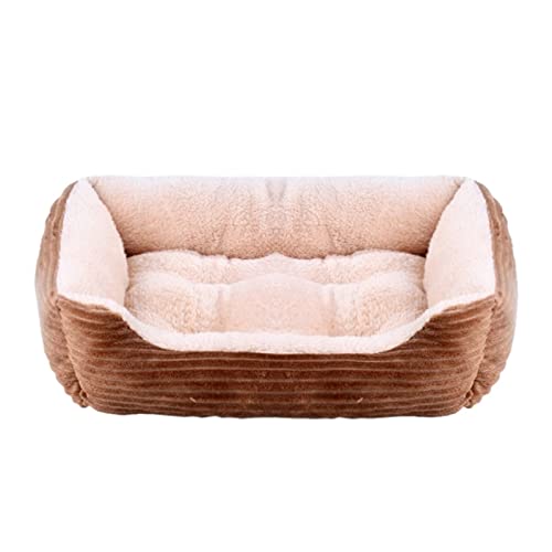 XFYESL Hundematte Bett für Hund, Katze, Zwinger, mittelgroß, klein, Hundesofa, Kissen, Hundebett, Haus, Heimtierbedarf Hundebett(Cat Dog Bed 01,S (48X40X12CM)) von XFYESL