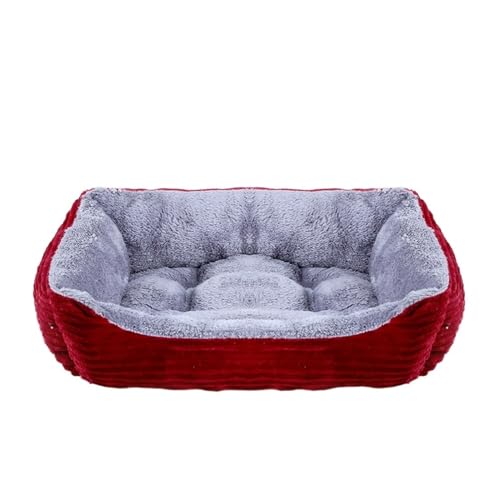 XFYESL Hundematte Bett für Hund, Katze, Zwinger, mittelgroß, klein, Hundesofa, Kissen, Hundebett, Haus, Heimtierbedarf Hundebett(Cat Dog Bed 02,L (70X50X16CM)) von XFYESL