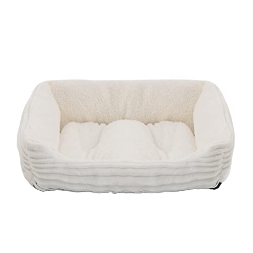 XFYESL Hundematte Bett für Hund, Katze, Zwinger, mittelgroß, klein, Hundesofa, Kissen, Hundebett, Haus, Heimtierbedarf Hundebett(Cat Dog Bed 09,M (58X45X14CM)) von XFYESL