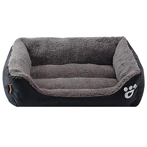 XFYESL Hundematte Großes Hundebett, Haustierbetten für Hunde, Hundebetten, Haustierbett, Hundezubehör, Hundehütte, Haustierzubehör Hundebett(Black,XXL) von XFYESL