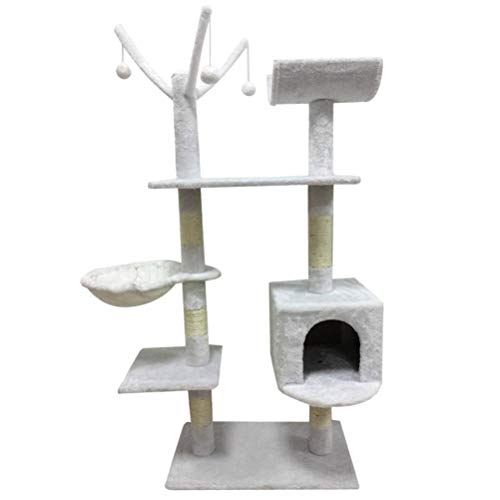 Katzen-Klettergerüst, bequemer Katzenbaum, Haustier-Kratzbaum, Kätzchen-Kletterbaum, Sisal-Spielspielzeug, Klettergerüst, Haustier-Möbel Katzen-Klettergerüst, bequemer Katzenbaum, Haustier-Kratzbaum, Kätzchen-Kletterbaum, Sisal-Spielspielzeug, Klettergerüst, Haustier-Möbel von XFZJCHAP
