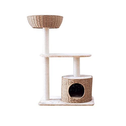 Klettergerüst für Katzen aus Sisal – Katzenbaumturm Four Seasons Universal-Klettergerüst für Katzen – mehrstufige Katzentoilette Villa Ture Activity Center Hängebrücke Leiter Klettergerüst für Katzen aus Sisal – Katzenbaumturm Four Seasons Universal-Klettergerüst für Katzen – mehrstufige Katzentoilette Villa Ture Activity Center Hängebrücke Leiter von XFZJCHAP