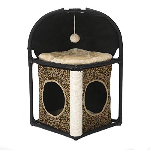 Kratzbaum Condo Zweischichtiges Klettergerüst Katze Bequemes Haus Stabiles Katzenklettergerüst Kleiner Katzenspielplatz g Kratzbaum Condo Zweischichtiges Klettergerüst Katze Bequemes Haus Stabiles Katzenklettergerüst Kleiner Katzenspielplatz g von XFZJCHAP