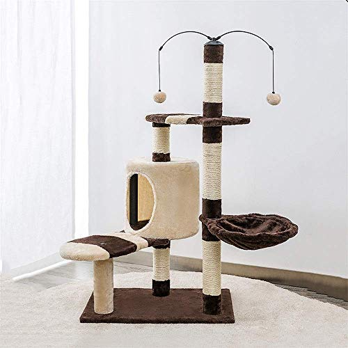 Spieltürme für Katzen, Katzenklettergerüst, fischförmiges Brett, Katzenklettergerüst, Katzennest, Katzenbaum, eine Katzenvilla, Sisal-Katzenklettergerüst, Haltepfostenbäume für Katzen (einfarbig 5 Spieltürme für Katzen, Katzenklettergerüst, fischförmiges Brett, Katzenklettergerüst, Katzennest, Katzenbaum, eine Katzenvilla, Sisal-Katzenklettergerüst, Haltepfostenbäume für Katzen (einfarbig 5 von XFZJCHAP