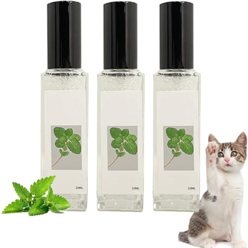 XGBYR Herbal Cat Joy, Herbal Cat Joy Catnip Spray, Herbal Cat Joy Spray, Catnip Spray for Cats, Herbal Joy Cat Scratching Spray,Cat Scratch Spray Mist (3PCS) von XGBYR