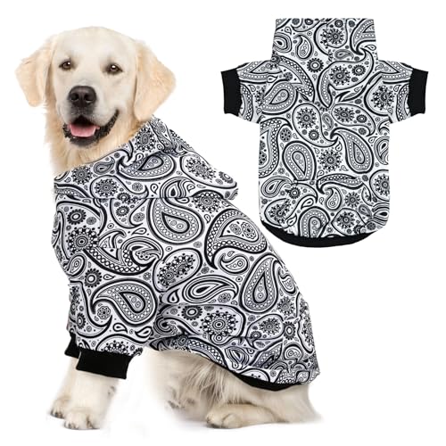 XGDMEIL Hunde-Kapuzenpullover für kleine, mittelgroße und große Hunde, warmer Hundemantel für kaltes Wetter, Weiß, Größe XXL XGDMEIL Hunde-Kapuzenpullover für kleine, mittelgroße und große Hunde, warmer Hundemantel für kaltes Wetter, Weiß, Größe XXL von XGDMEIL