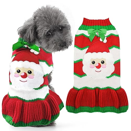 XGDMEIL Weihnachtspullover für kleine, mittelgroße und große Hunde, Katzen, Schneemann, Weihnachts-Kostüm, Haustier-Outfit-Kostüm mit Loch für die Leine, niedlicher roter Pullover, Herbst- und XGDMEIL Weihnachtspullover für kleine, mittelgroße und große Hunde, Katzen, Schneemann, Weihnachts-Kostüm, Haustier-Outfit-Kostüm mit Loch für die Leine, niedlicher roter Pullover, Herbst- und von XGDMEIL