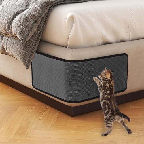 Katze Kratzmatte Kratzteppich Sisal rutschfest Katzenkratzmatte Natürlich Langlebig Kratzbrett Schützt Möbel Wandkratzbrett Sofa Kratzpappe Wand Kratzschutz Kratzecke Schutz Sofas 60X20cm Extra Lang von XGOPTS