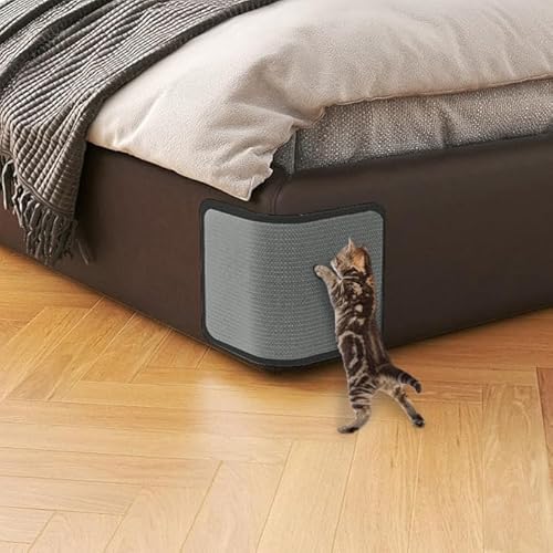 XGOPTS Katze Kratzmatte Kratzteppich Sisal rutschfest Katzenkratzmatte Natürlich Langlebig Kratzbrett Schützt Möbel Wandkratzbrett Sofa Kratzpappe Wand Kratzschutz Kratzecke Schutz des Sofas 30X20cm von XGOPTS