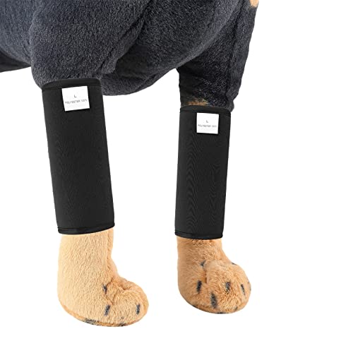 XGOPTS Vorderlauf Bandage für Hunde Vorderes Verband Hund für chirurgische Verletzungen 1 Paar Hund Vorderbeine Brace Knees Schutz Bandage Wrap (L) von XGOPTS
