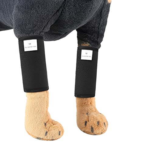 XGOPTS Vorderlauf Bandage für Hunde Vorderes Verband Hund für chirurgische Verletzungen 1 Paar Hund Vorderbeine Brace Knees Schutz Bandage Wrap (M) von XGOPTS