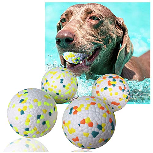XGYLVFEI Hunde-Bissball für die Zahnreinigung, interaktives Hundespielzeug Bälle, blau hüpfendes Hundespielzeug Bälle für draußen, Backenzähnen-Spielzeug für Hunde von XGYLVFEI
