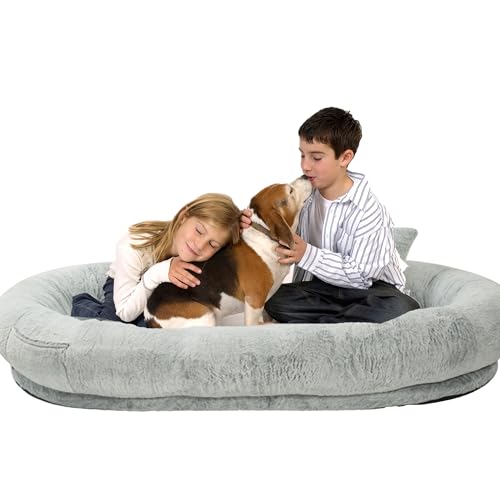 XHSMYXGS Großes menschliches Hundebett, riesiges Hundebett für Menschen, luxuriös, flauschig, waschbar, Kunstfell, 3D-Schaumstoff-Sitzsack-Bett, menschliche Größe, Hundebett für Menschen zum XHSMYXGS Großes menschliches Hundebett, riesiges Hundebett für Menschen, luxuriös, flauschig, waschbar, Kunstfell, 3D-Schaumstoff-Sitzsack-Bett, menschliche Größe, Hundebett für Menschen zum von XHSMYXGS