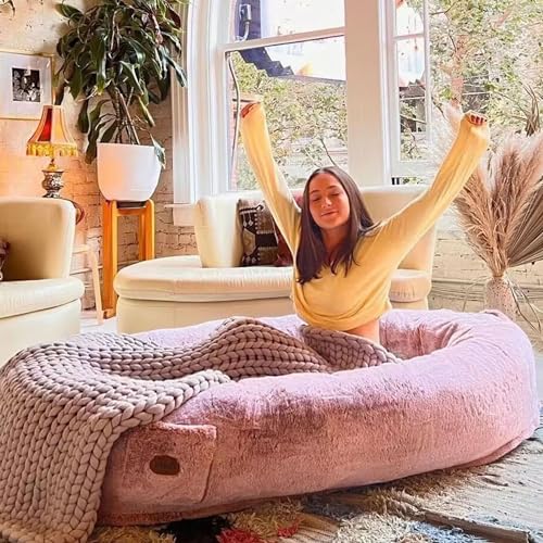 XHSMYXGS Großes menschliches Hundebett, riesiges Hundebett für Menschen, luxuriös, flauschig, waschbar, Kunstfell, 3D-Schaumstoff-Sitzsack-Bett, menschliche Größe, Hundebett für Menschen zum XHSMYXGS Großes menschliches Hundebett, riesiges Hundebett für Menschen, luxuriös, flauschig, waschbar, Kunstfell, 3D-Schaumstoff-Sitzsack-Bett, menschliche Größe, Hundebett für Menschen zum von XHSMYXGS