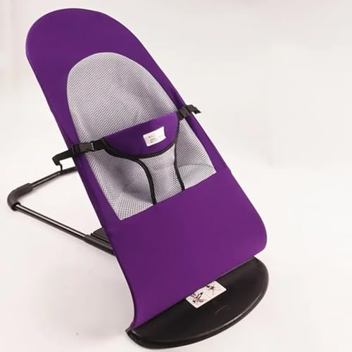 XHSMYXGS Schaukelstuhl für Hunde, Katzenliege, verstellbar und tragbar, faltbar, für den Innenbereich, Hundehüpfstuhl, Frühlingssommer, Haustier-Hundebett, Katzensofa, Schaukelbett (lila) von XHSMYXGS