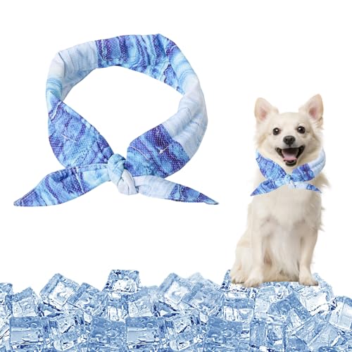 Kühlhalsband für Hunde, Hunde Halstücher Kühlend, Kühlendes Hundehalsband, Atmungsaktiv Wärmeableitung Halstuch Hund, Kühlendes Halstuch für Sommer Kühlhalsband für Hunde, Hunde Halstücher Kühlend, Kühlendes Hundehalsband, Atmungsaktiv Wärmeableitung Halstuch Hund, Kühlendes Halstuch für Sommer von XIABYAYU