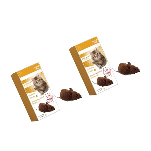 1 Stück/2 Stück Lustiges Katzenspielzeug in Mausform Quietschgeräusch Katzenspielzeug für Haustierübung Ziehen und Zurückbewegen Katzen Lauftraining Spielzeug Katze Maus Spielzeug für Indoor Katze 1 Stück/2 Stück Lustiges Katzenspielzeug in Mausform Quietschgeräusch Katzenspielzeug für Haustierübung Ziehen und Zurückbewegen Katzen Lauftraining Spielzeug Katze Maus Spielzeug für Indoor Katze von XIAHIOPT
