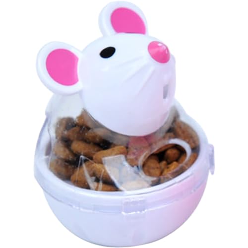 Katzenfutterspender für auslaufende Lebensmittel, Maus-Spielzeug, Kätzchen, langsamer Futterspender, interaktiver Katzen-Langweile, Haustier-Belohnung, Tumbler-Spielzeug Katzenfutterspender für auslaufende Lebensmittel, Maus-Spielzeug, Kätzchen, langsamer Futterspender, interaktiver Katzen-Langweile, Haustier-Belohnung, Tumbler-Spielzeug von XIAHIOPT