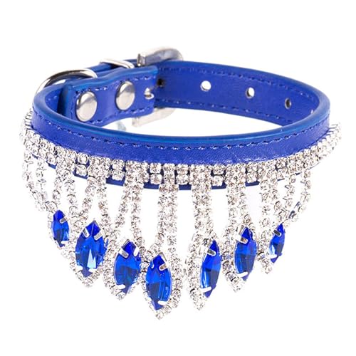 Modisches Haustierhalsband für Katzen und Hunde, Fransen mit Strasssteinen, Hochzeits-Haustier-Halskette, dekoratives Halsband, Haustier-Foto-Kostüm Modisches Haustierhalsband für Katzen und Hunde, Fransen mit Strasssteinen, Hochzeits-Haustier-Halskette, dekoratives Halsband, Haustier-Foto-Kostüm von XIAHIOPT