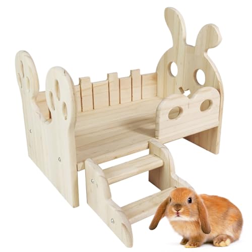 XIAHIOPT Kleintierbett mit Treppe für Hamster, Ruheplattform, Unterhaltung, Spielzeug, Käfigdekoration für kleine Haustiere, Meerschweinchen, Kleintierbett XIAHIOPT Kleintierbett mit Treppe für Hamster, Ruheplattform, Unterhaltung, Spielzeug, Käfigdekoration für kleine Haustiere, Meerschweinchen, Kleintierbett von XIAHIOPT
