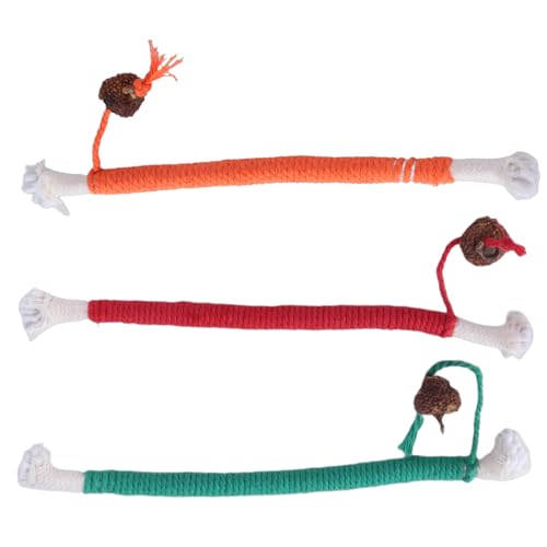 XIAHIOPT Natürliches Baumwollseil-Spielspielzeug für kleine Katzen, sicheres und ansprechendes Zähneknirschspielzeug, geeignet für drinnen und draußen XIAHIOPT Natürliches Baumwollseil-Spielspielzeug für kleine Katzen, sicheres und ansprechendes Zähneknirschspielzeug, geeignet für drinnen und draußen von XIAHIOPT