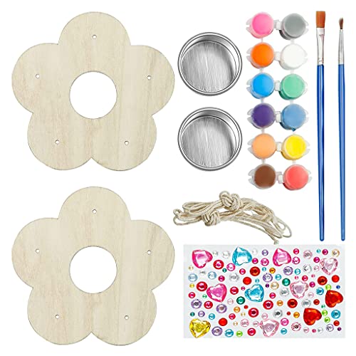 XIANJUN Kids Activities Kunst und Handwerk, 2-teiliges DIY-Vogelhaus-Set zum Bauen und Malen von Kunstprojekten, Partygeschenken für 3+ Jahre von Fogun