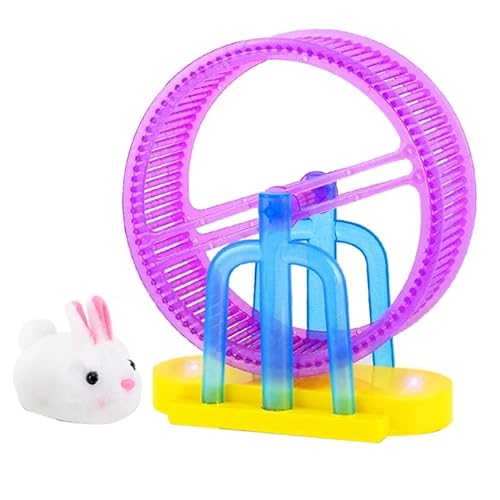 XIANJUN Smart Spielzeug Rad Rolling Kaninchen Form Kätzchen Selbstbewegliches Spielzeug für Indoor Elektronisches Smart Selbstrollendes interaktives Spielzeug von XIANJUN