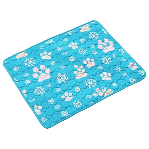 XIANUOJI Hundematte Kühlmatte für Hunde & Katzen – Selbstkühlendes Hundebett, Kühldecke & rutschfeste Kühlmatte für, Auto | Dog Mat für Schlafplätze & Möbel (A, XXL) von XIANUOJI