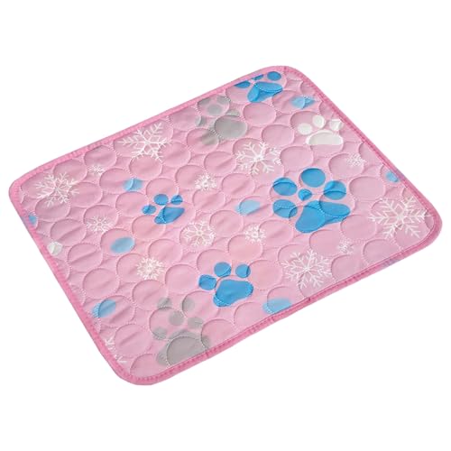 XIANUOJI Hundematte Kühlmatte für Hunde & Katzen – Selbstkühlendes Hundebett, Kühldecke & rutschfeste Kühlmatte für, Auto | Dog Mat für Schlafplätze & Möbel (D, M) von XIANUOJI