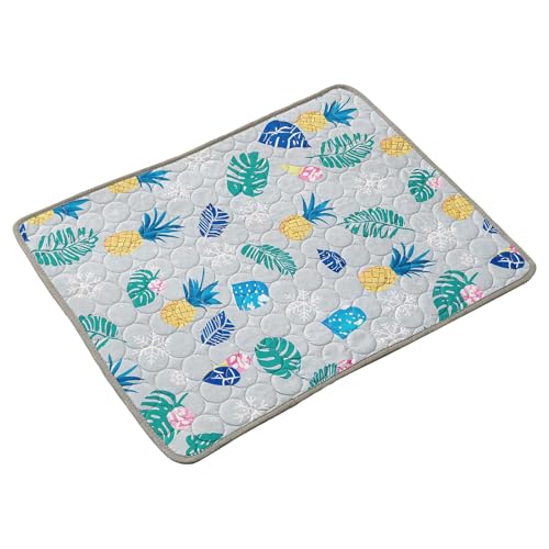 XIANUOJI Kühlmatte Für Den Summer, Kühlmatte Für Hunde, Kühldecke Hund, Hundekühlmatte Selbstkühlend Für Hunde Katzen, Waschbar, Zühause Unterwegs Oder Im Auto (B, XL) von XIANUOJI