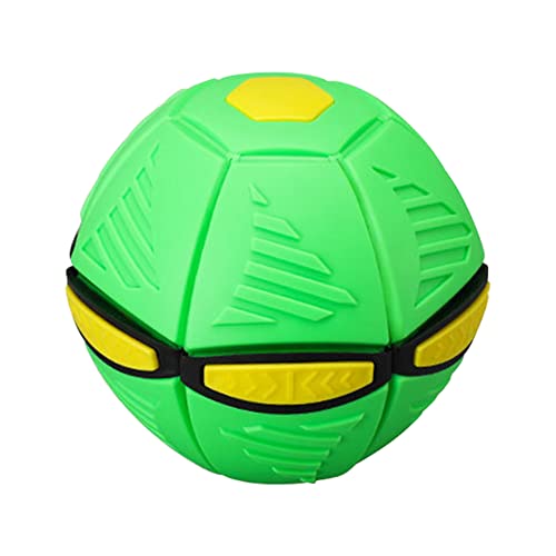 XIANXIAN Haustier Spielzeug Fliegende Untertasse Ball Frisbee Ball Hundespielzeug Flying Saucer Ball Untertasse Ball Fliegender Ball Frisbee Saucer Ball for Pet und Katzen Kinder Spielzeug von XIANXIAN