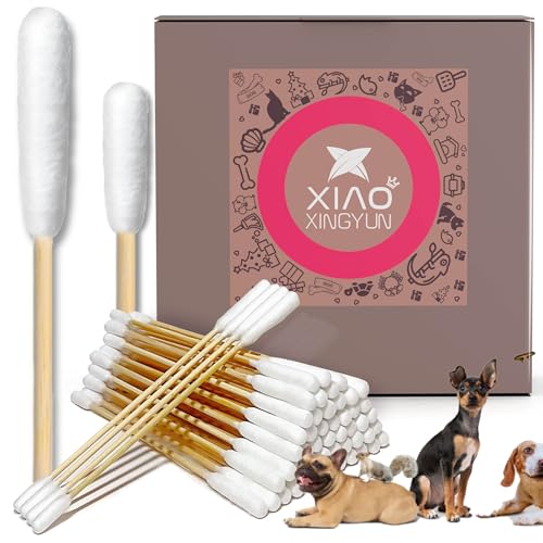300 Stück 15,2 cm lange Wattestäbchen in Box – professionelle große Wattestäbchen mit Bambusgriff – doppelseitige Hundeohrtupfer – speziell entwickelte große Wattestäbchen für Hundeohren 300 Stück 15,2 cm lange Wattestäbchen in Box – professionelle große Wattestäbchen mit Bambusgriff – doppelseitige Hundeohrtupfer – speziell entwickelte große Wattestäbchen für Hundeohren von XIAOXINGYUN