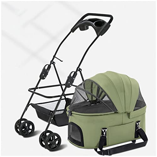 Hunde-Kinderwagen, Haustier-Kinderwagen for Hunde, Hunde-Kinderwagen for kleine mittelgroße Hunde, Haustier-Katzen-Hunde-Kinderwagen, Premium-Kinderwagen, abnehmbarer Yravel-Tragewagen mit Getränkehal Hunde-Kinderwagen, Haustier-Kinderwagen for Hunde, Hunde-Kinderwagen for kleine mittelgroße Hunde, Haustier-Katzen-Hunde-Kinderwagen, Premium-Kinderwagen, abnehmbarer Yravel-Tragewagen mit Getränkehal von XIAOYIWIN