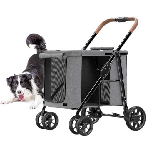 Hundewagen, faltbar, Katzen-Reiseträger, Haustier-Kinderwagen, Kinderwagen for große Hunde, Hunde-Kinderwagen for große Hunde, Haustier-Kinderwagen, großer Raumwagen for Katzen, Hunde, mehrere Haustie Hundewagen, faltbar, Katzen-Reiseträger, Haustier-Kinderwagen, Kinderwagen for große Hunde, Hunde-Kinderwagen for große Hunde, Haustier-Kinderwagen, großer Raumwagen for Katzen, Hunde, mehrere Haustie von XIAOYIWIN
