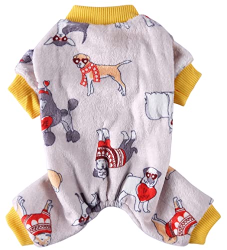 XIAOYU Halloween-Hunde-Pyjama, weich, warm, für Haustiere, Katzen, Bekleidung für kleine Hunde, Katzen, Haustiere, XL XIAOYU Halloween-Hunde-Pyjama, weich, warm, für Haustiere, Katzen, Bekleidung für kleine Hunde, Katzen, Haustiere, XL von XIAOYU