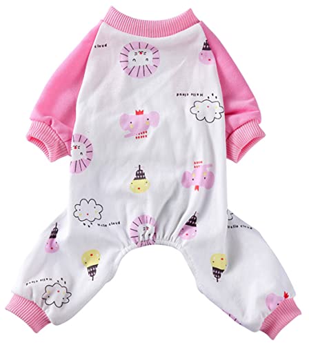 XIAOYU Hundepyjama Elefantenmuster Bequeme Welpenkatzenkleidung weiches Hundekostüm Overallhemd, L XIAOYU Hundepyjama Elefantenmuster Bequeme Welpenkatzenkleidung weiches Hundekostüm Overallhemd, L von XIAOYU