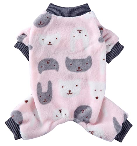 XIAOYU Hunde-Schlafanzug mit niedlichem Katzenmuster, Haustierkleidung, Hund, Halloween, Weihnachten, Kostüme, Welpen, Katze, Jumpsuits, S XIAOYU Hunde-Schlafanzug mit niedlichem Katzenmuster, Haustierkleidung, Hund, Halloween, Weihnachten, Kostüme, Welpen, Katze, Jumpsuits, S von XIAOYU