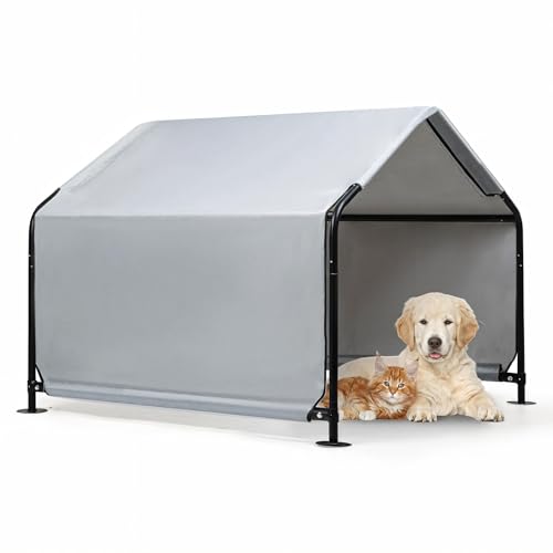 XIAPINMOON Dog Shade Shelter Pet Outdoor Tent Large Dog House Sun Rain Animal Shelter Livestock Shelter for Outside Dog Shade Canopy von XIAPINMOON