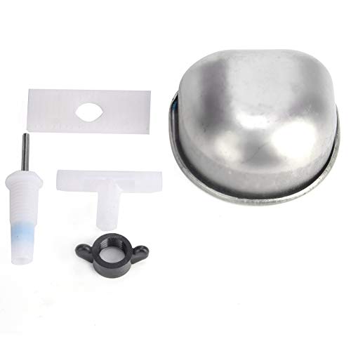 XIASABA 10 Sets Edelstahl-Kaninchentränke, Trinkwassernapf, Fütterungszubehör für Marder, Fuchs, Kaninchen, Trinkwassernapf, Kaninchen-Wasserspender (Geteiltes T-Shirt) von XIASABA