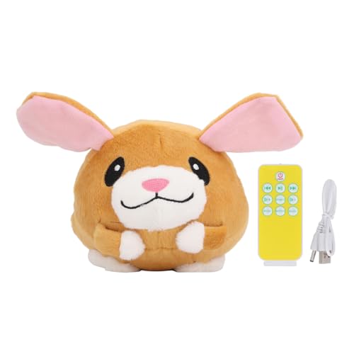 XIASABA Jumping Plush Toy Fernbedienungskontrollball Baby Talking Toy Interactive Bouncing Toy für Kinder Hamster EIN, um die Neugier zu wecken und das Lernen in Inf zu fördern (Hund) von XIASABA
