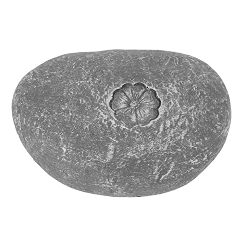 XIASABA R Haustier-Gedenkstein für den Garten, Schriftzug, Simulation, Haustier-Grabstein für Hunde und Katzen, kleiner Blumenstein, gelb (kleiner Blumenstein, grau) von XIASABA