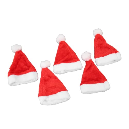 XIASABA Stück Baumwolle 20. 0×17. 0×5. 5Pcs Haustier Hut Rot Plüsch Elastische Hund Katze Nette Haustier Santa Hut Für Urlaub Party Kostüme Rot Weiß XIASABA Stück Baumwolle 20. 0×17. 0×5. 5Pcs Haustier Hut Rot Plüsch Elastische Hund Katze Nette Haustier Santa Hut Für Urlaub Party Kostüme Rot Weiß von XIASABA