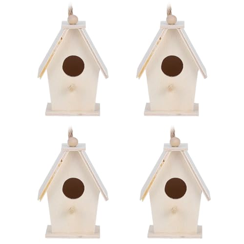 XIASABA Vogelhaus, Holz-Vogelhäuser für den Garten, 4 20, 0×8, 0×9. 0 4 Stücke Hängende Art Innovative Holz Vogelhaus Käfig Für Garten Hof Dekoration Holz Vogelhaus XIASABA Vogelhaus, Holz-Vogelhäuser für den Garten, 4 20, 0×8, 0×9. 0 4 Stücke Hängende Art Innovative Holz Vogelhaus Käfig Für Garten Hof Dekoration Holz Vogelhaus von XIASABA