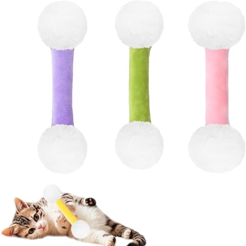 XIBDGNTNE Riesiges Katzenspielzeug mit Wattestäbchen, interaktiver Katzen-Kicker zur Zahnreinigung, 6er-Set für Haustiere XIBDGNTNE Riesiges Katzenspielzeug mit Wattestäbchen, interaktiver Katzen-Kicker zur Zahnreinigung, 6er-Set für Haustiere von XIBDGNTNE